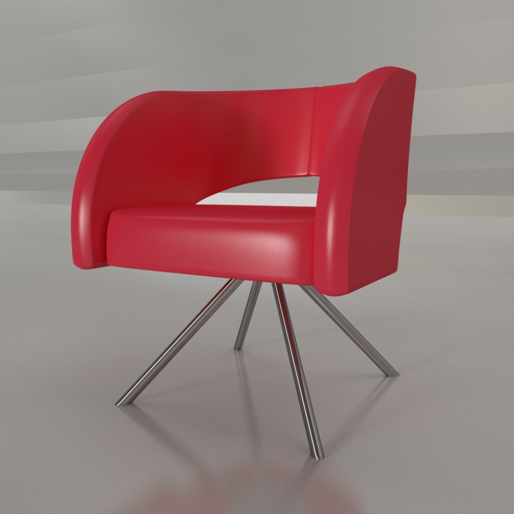 Armchair - Half rounded preview image 1